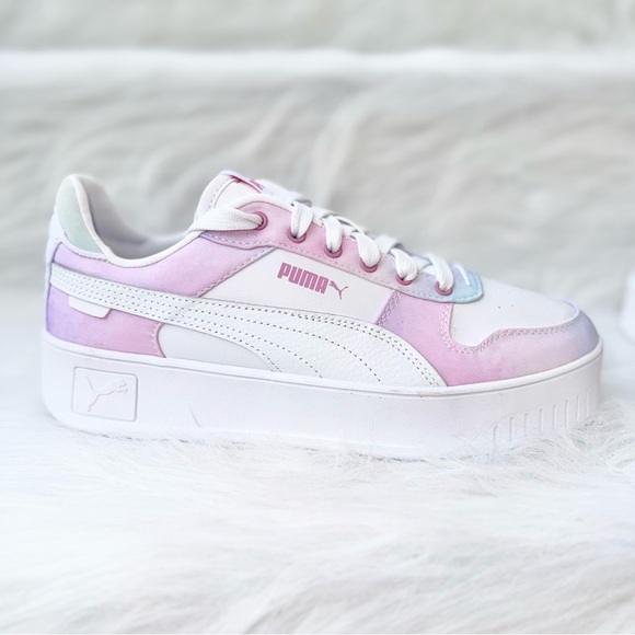 Puma Carina Street Watercolor Women’s Sneakers - Size 9 - Style 401028-01 NWOB - Picture 3 of 10